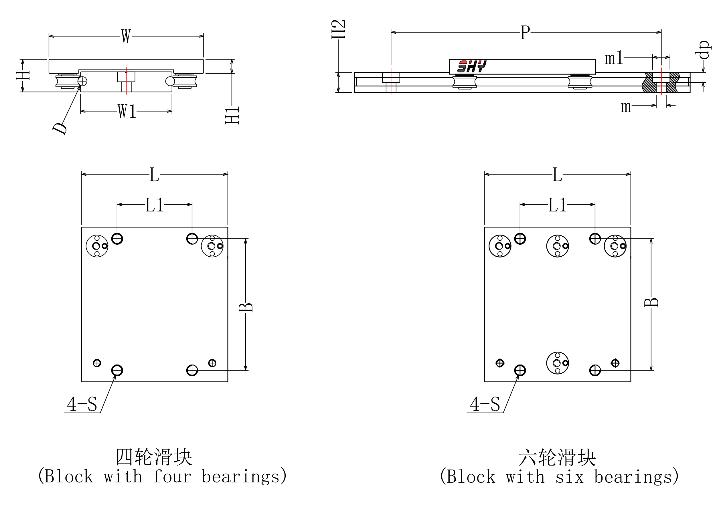 双轴心直线导轨OSG30N