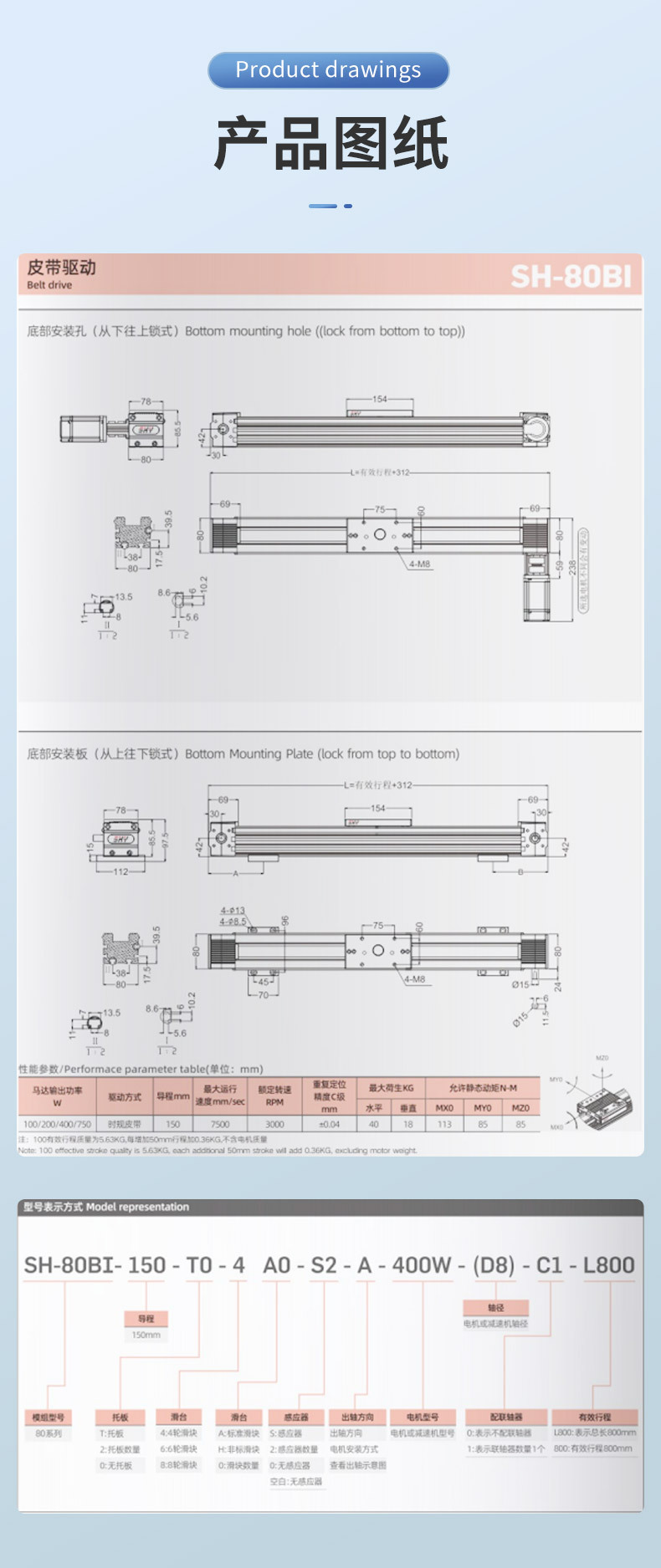 线性皮带模组